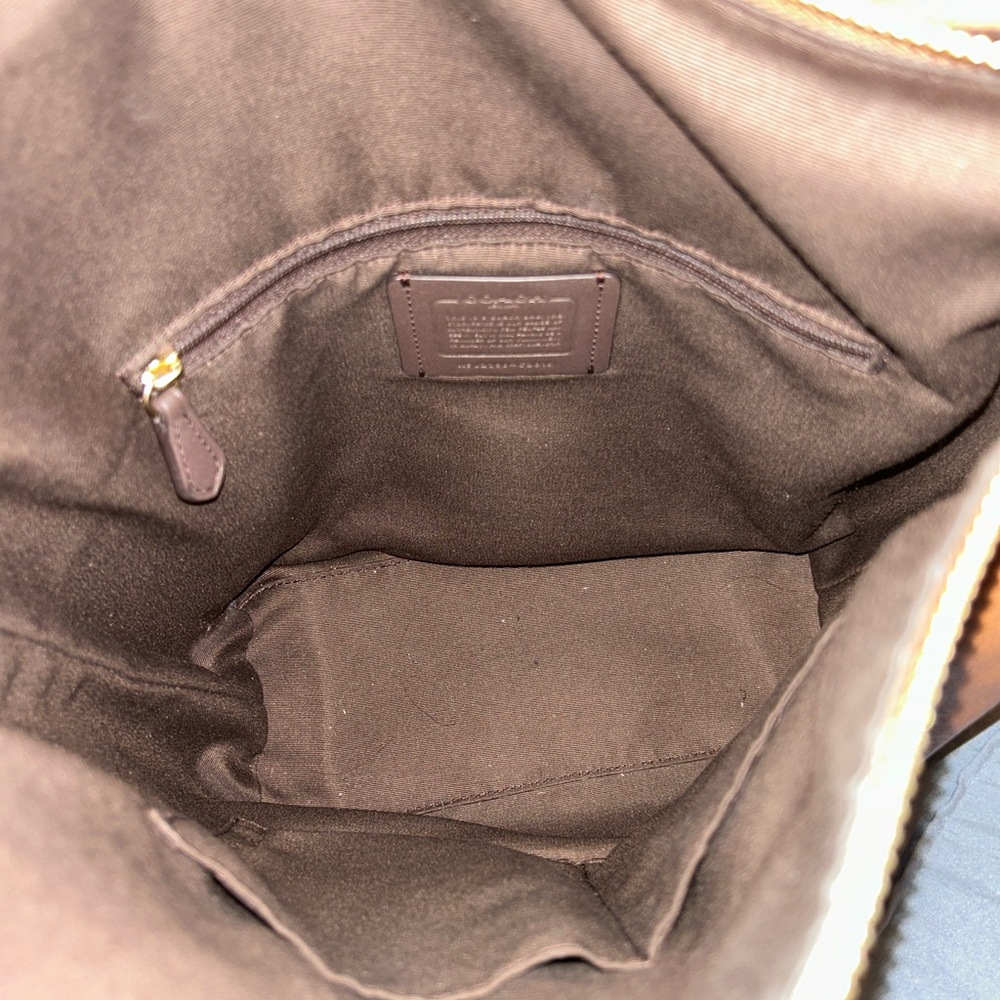 Coach Tan Leather Crossbody Bag - Picture 9 of 10